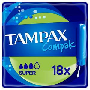 Tampax Super Tampons Applicator Cardboard x20