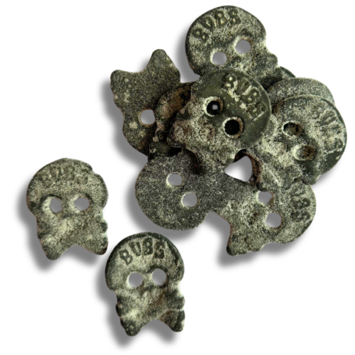 Salty Liquorice Skulls 50g