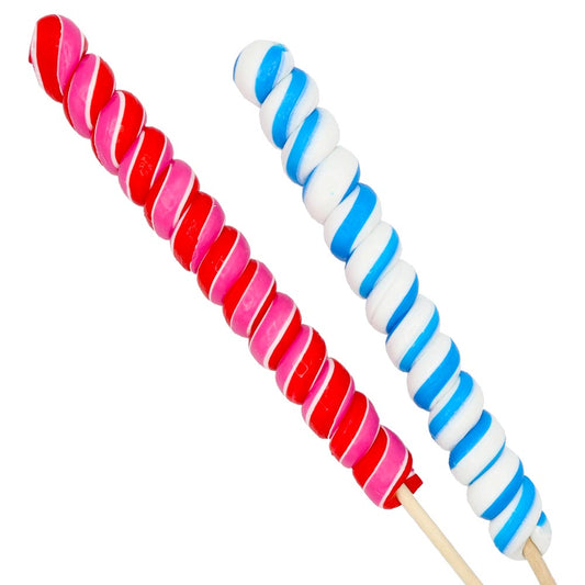 Strawberry & Bubblegum Twist Lollipops 80g