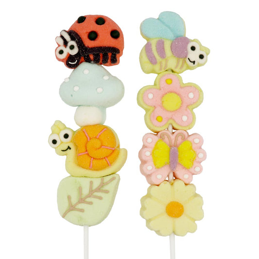 Forest Friends Flower Shaped Mallow Lollipop