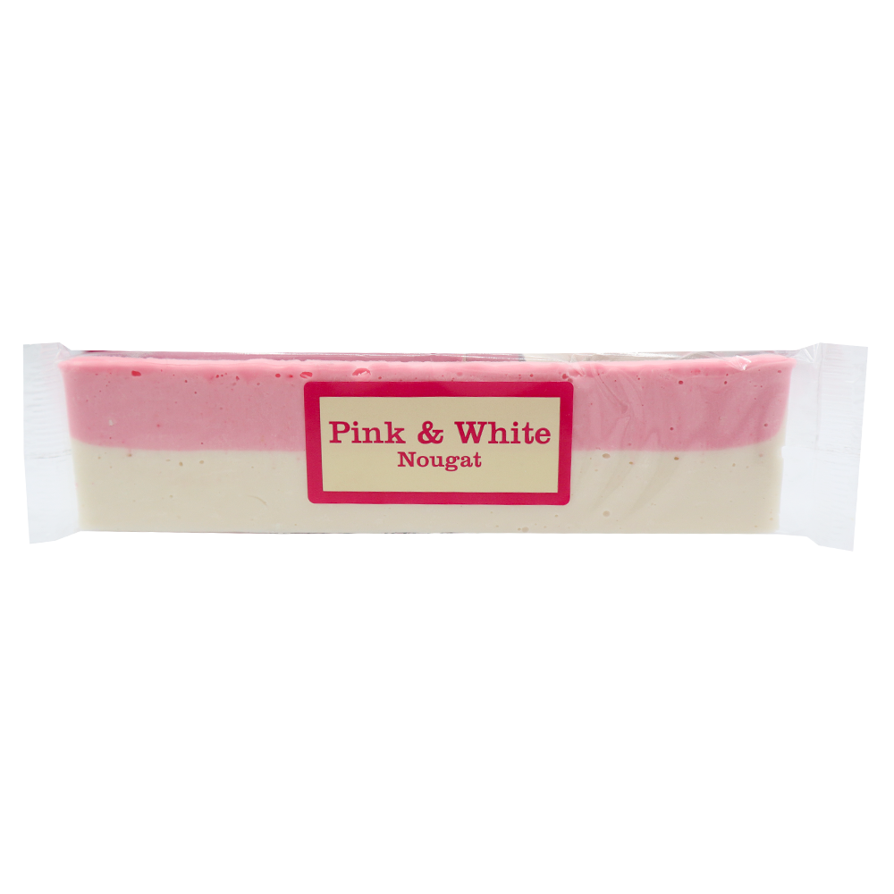 Pink & White Nougat Bars 130g