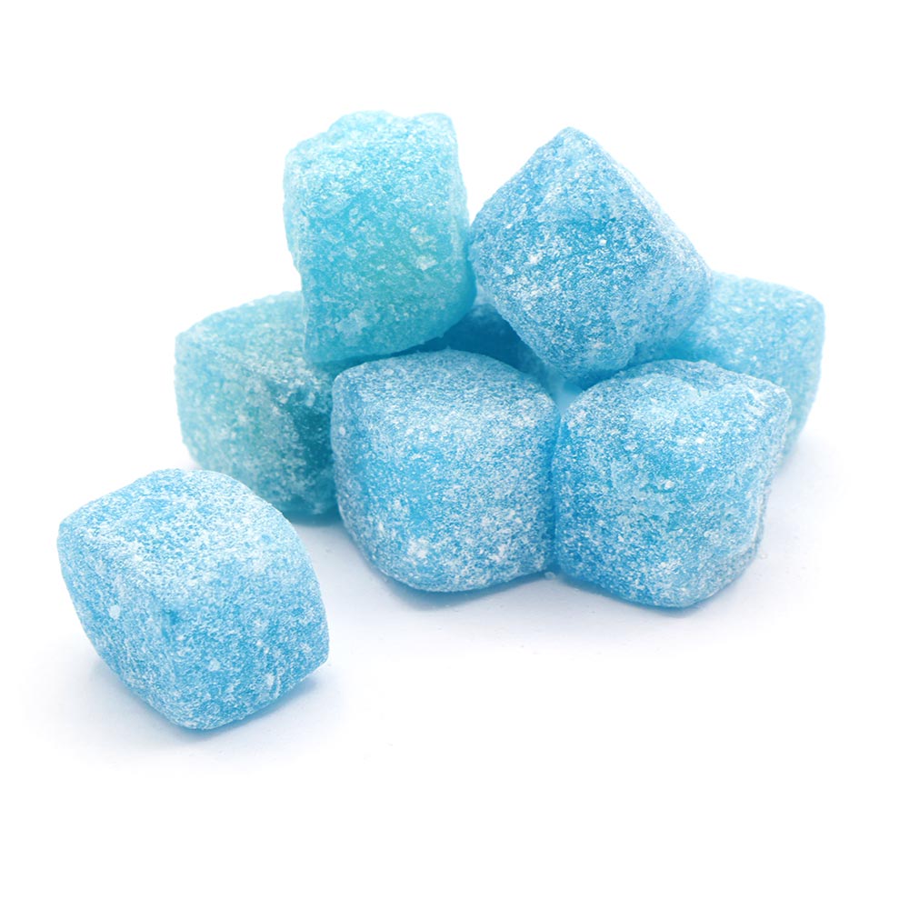 Sour Blue Raspberry Cubes 50g