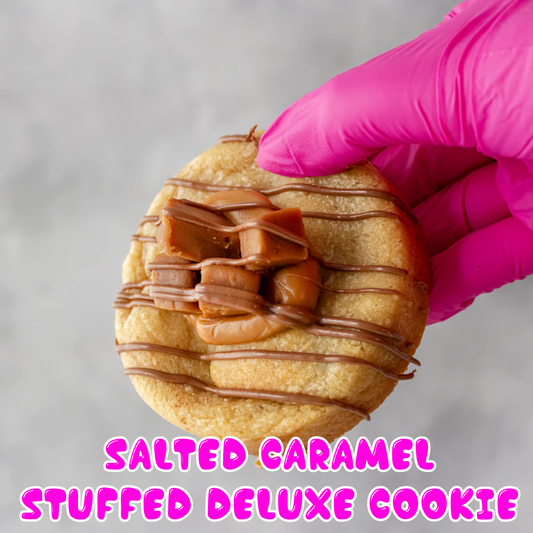 Sea Salt & Caramel Stuffed Deluxe Cookie