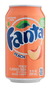 Fanta Peach Flavoured