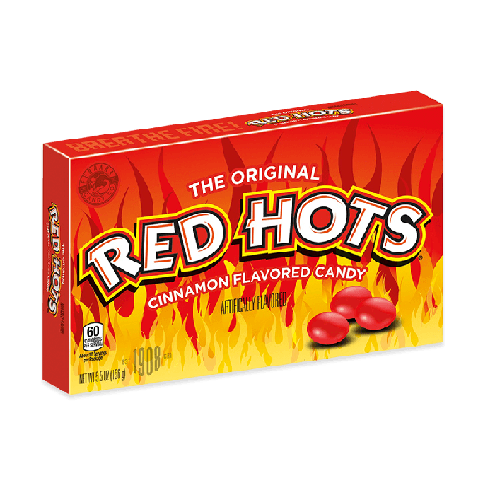 Red Hots Original Cinnamon Candy - Theatre Box